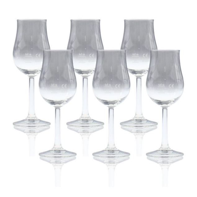 6 Whisky Nosing Gläser Eichung b. 0,02+0,04